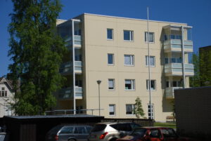 Betonikerrostalo Pietarsaaressa