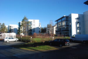 Betnonirakenteisia kerrostaloja Kokkolassa